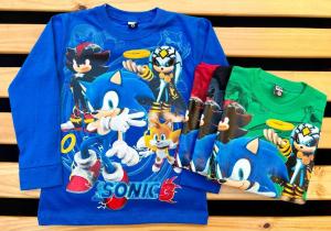 Manga Larga Sonic Comic