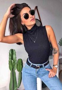 Musculosa Media Polera