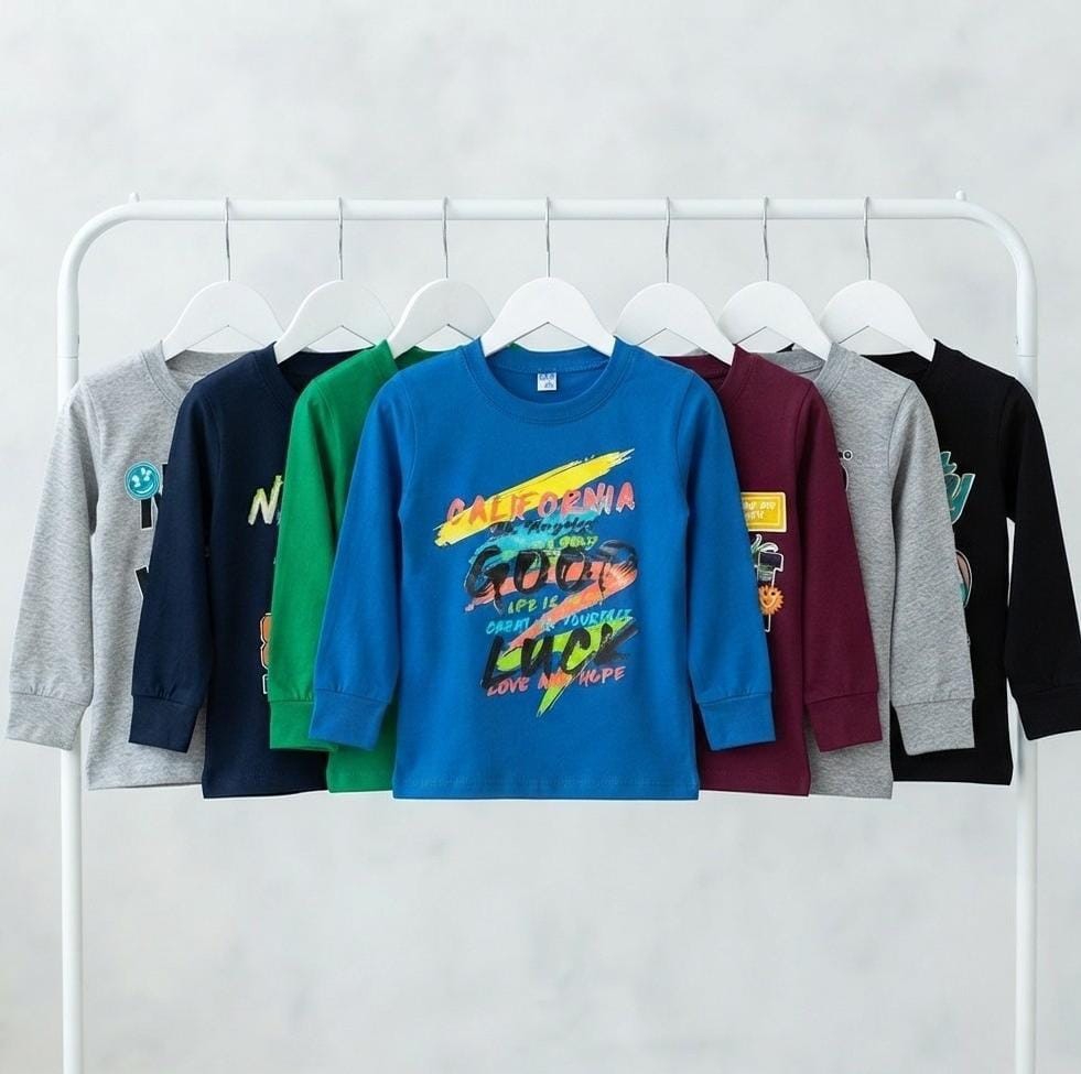 Remera de Algodón Peinado Niño - Imagen 2