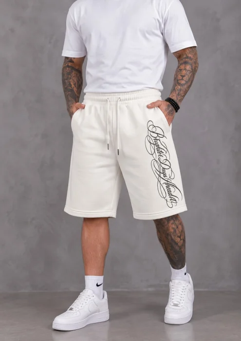 Bermuda  Baggy  Estampada  Algodón  Peinado
