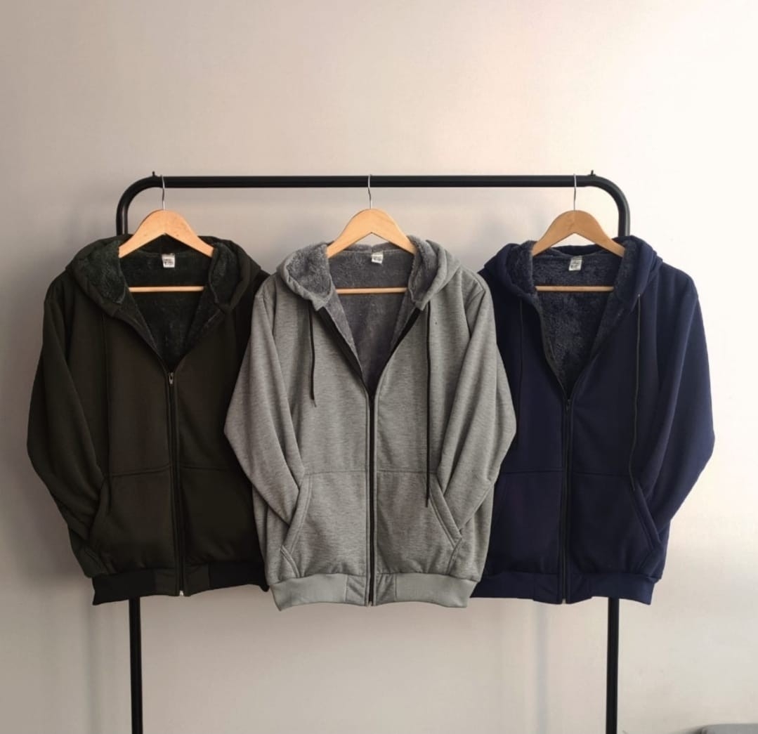 Campera Jersey con Piel - Imagen 2