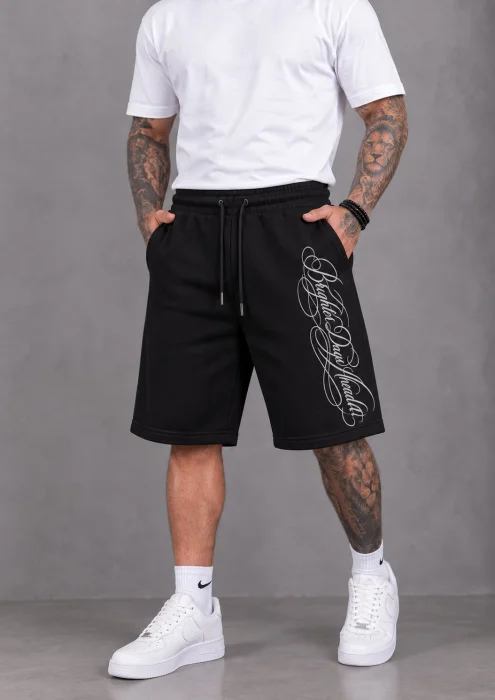 Bermuda  Baggy  Estampada  Algodón  Peinado