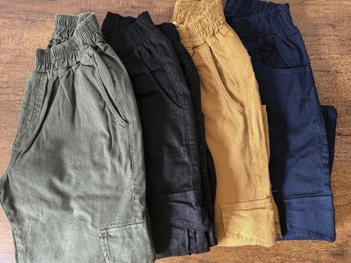Pantalón Cargo de Gabardina