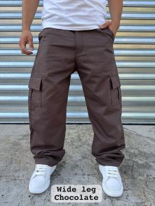 Pantalon Cargo Wide Leg