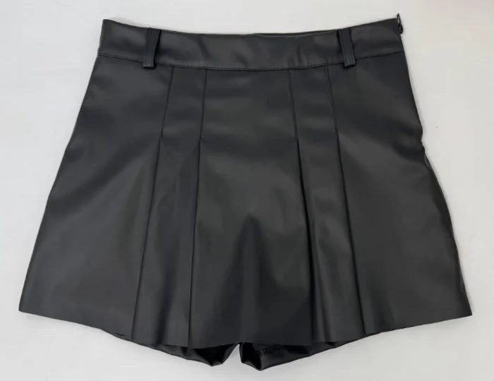 Pollera Tableada Shorts Interno