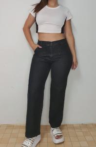 Jeans Recto Gris