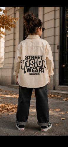 Camisa Vision Street Nude - Miniatura 2
