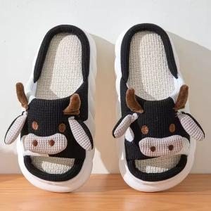 Docena Pantuflonas de Lino Vaquita Dama