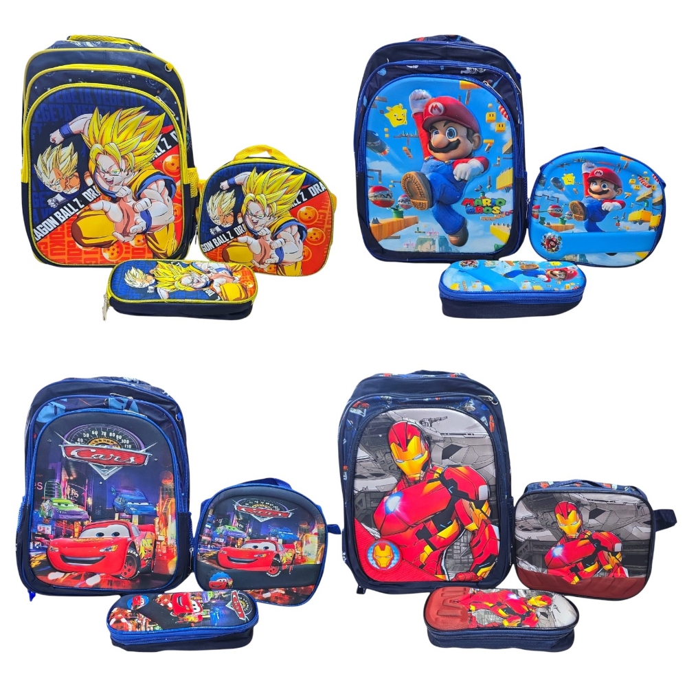 Mochila 3 en 1 para Chicos Reforzado C/ Luces 3d 4232 Cm - Imagen 3