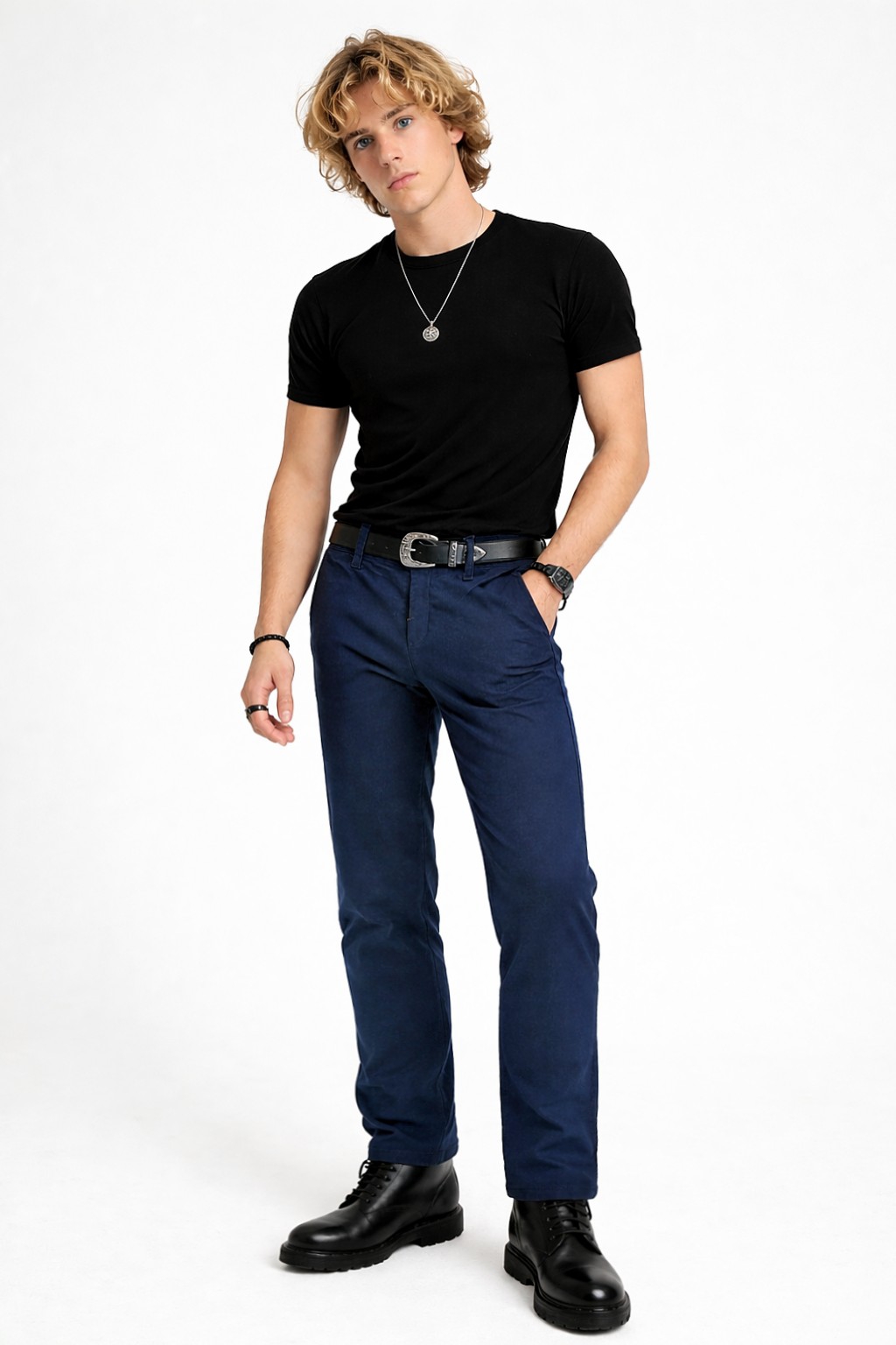 Corte Chino Hombre Pantalón Skinny Bengalina Chupin Caballero Mayoristas Elegante - Imagen 5