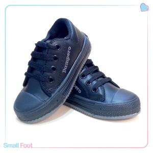 Zapatillas Sintético con Cordones Negras