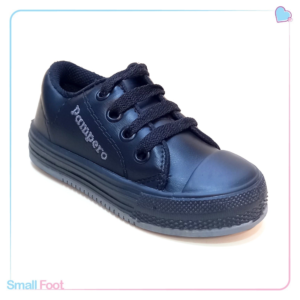 Zapatillas Sintético con Cordones Negras - Imagen 4