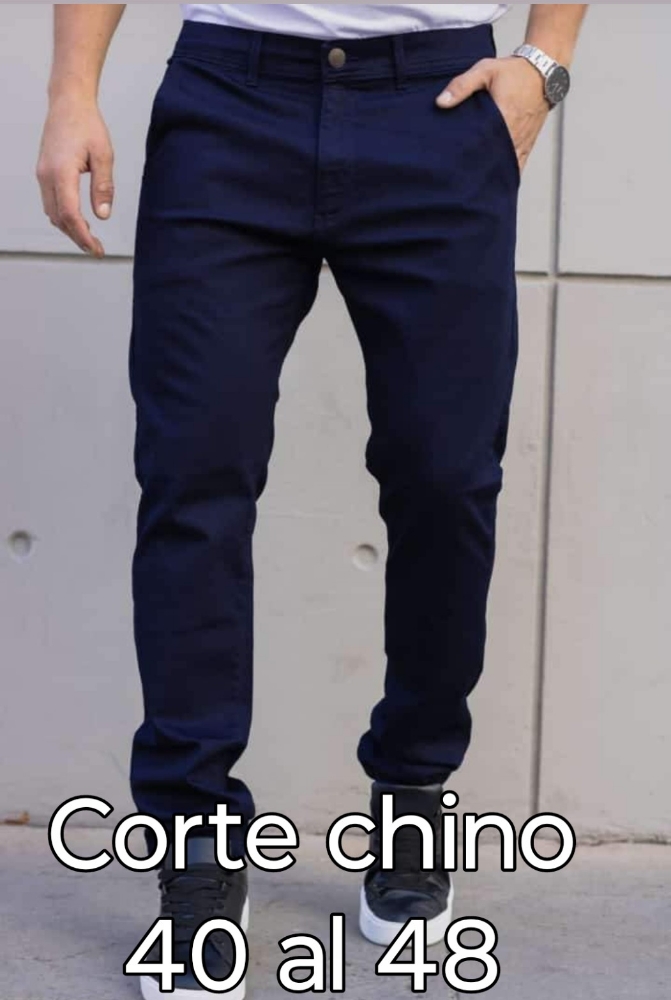 Corte Chino Gabardina Elastisada - Imagen 2
