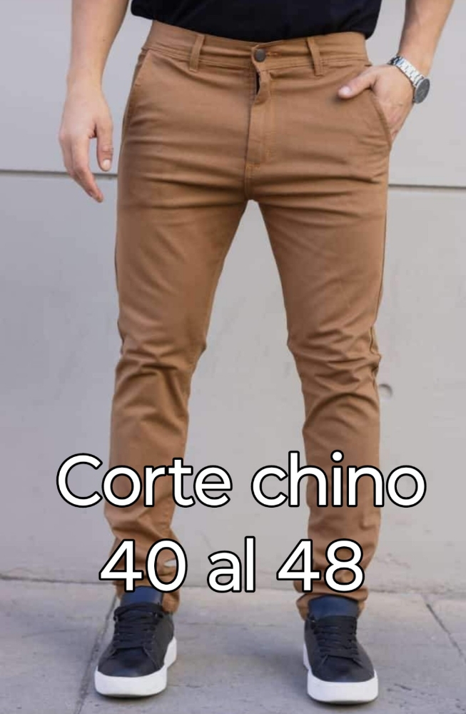Corte Chino Gabardina Elastisada - Imagen 3