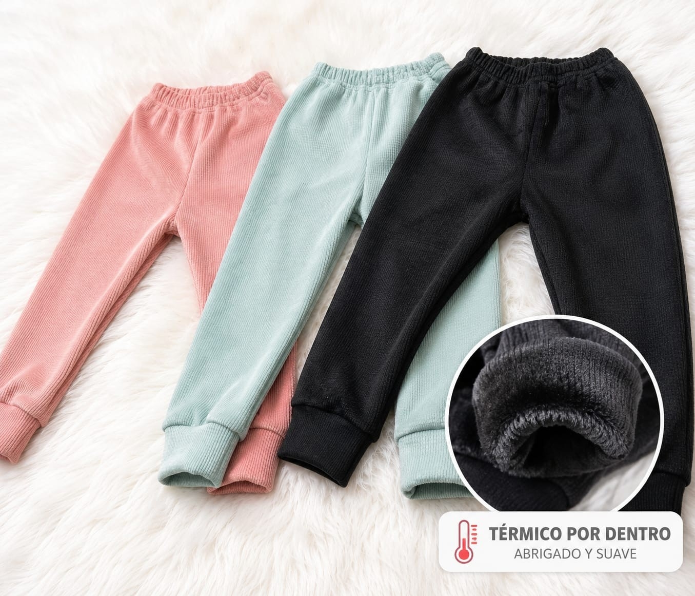 Babucha Corderoy Termica - Imagen 1