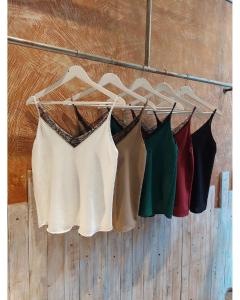 (em2420) Musculosa Sey C/puntilla 4163 - Miniatura 2
