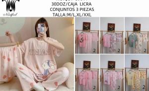 Pijamas Tres Piezas Importadas