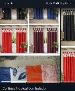 Cortinas Tropical con Bolado