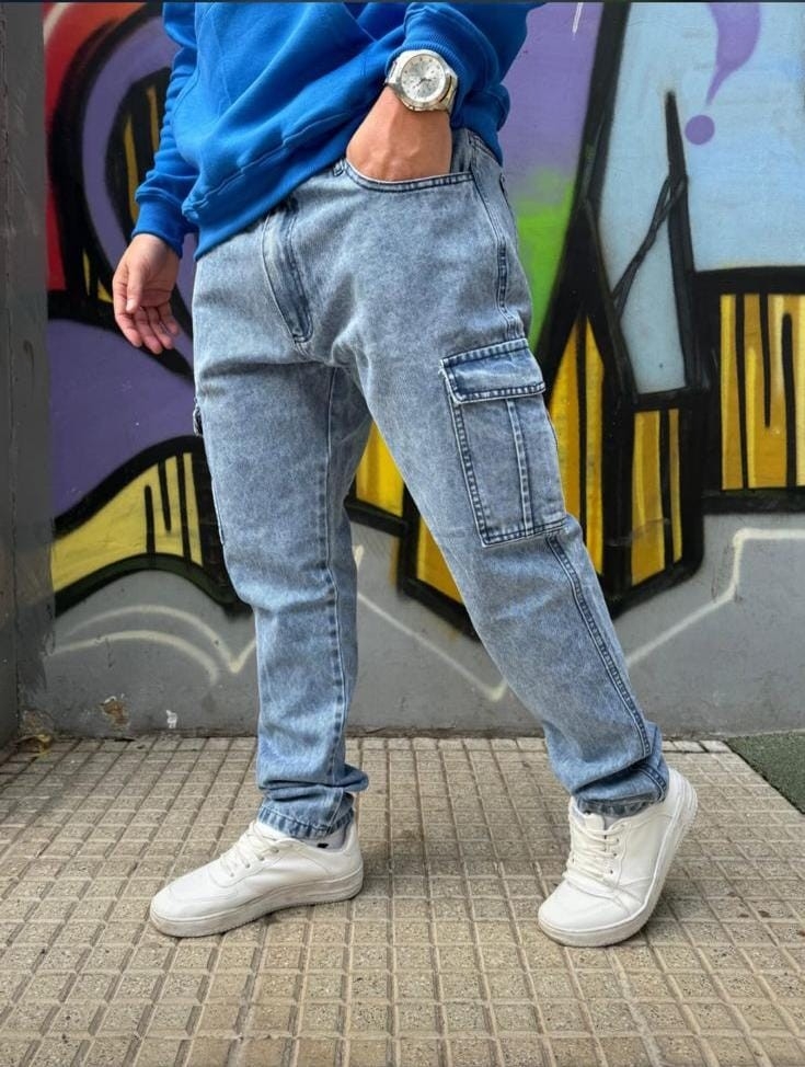 Pantalón Cargo Recto - Imagen 4