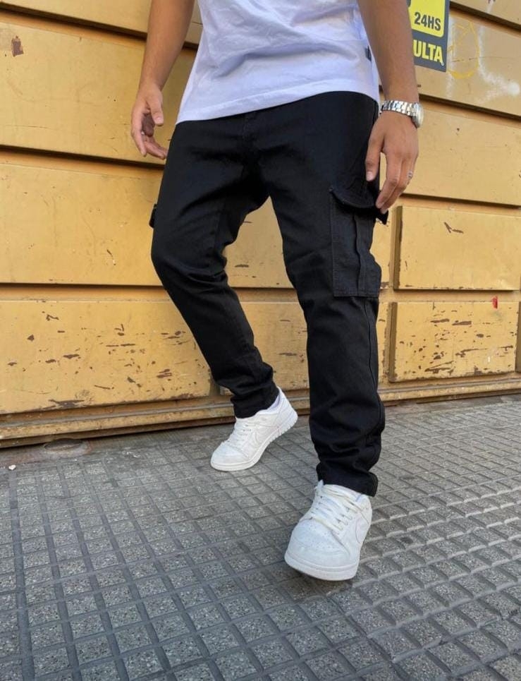 Pantalón Cargo Recto - Imagen 5