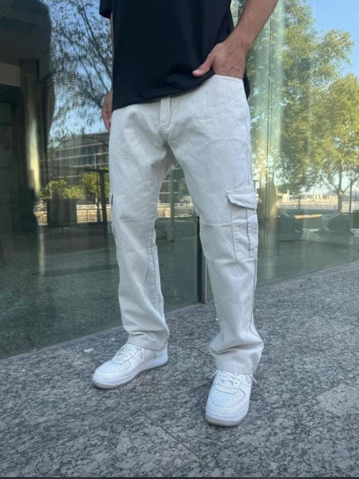 Pantalón Cargo Recto - Imagen 6