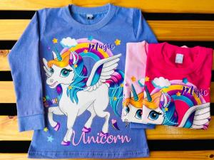 Manga Larga Unicornio Comic
