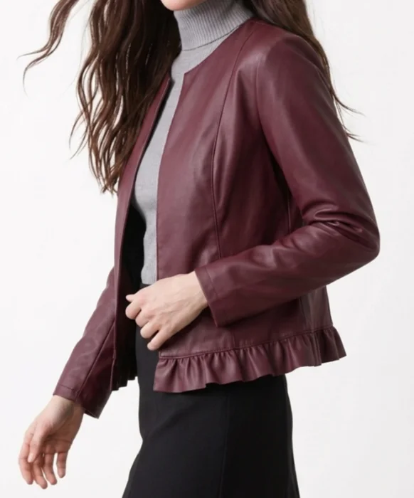 Chaqueta Cuerina C/ Volado