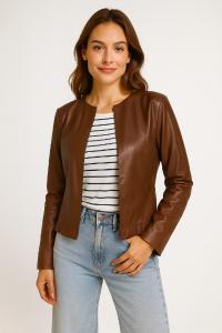 Chaqueta Cuerina C/ Volado