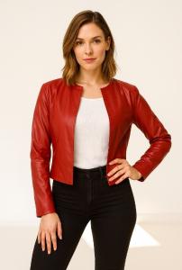 Chaqueta Cuerina Corto