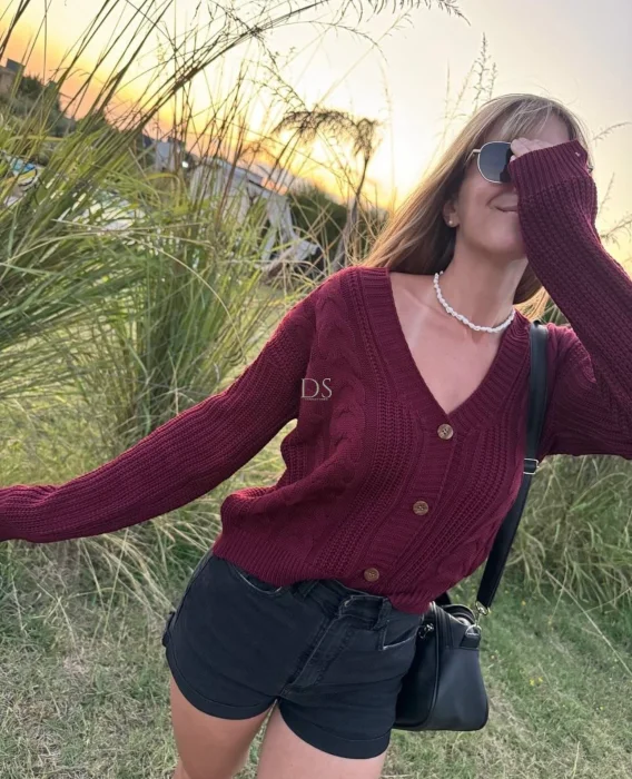 Cardigan Candy / Lana Acrílica