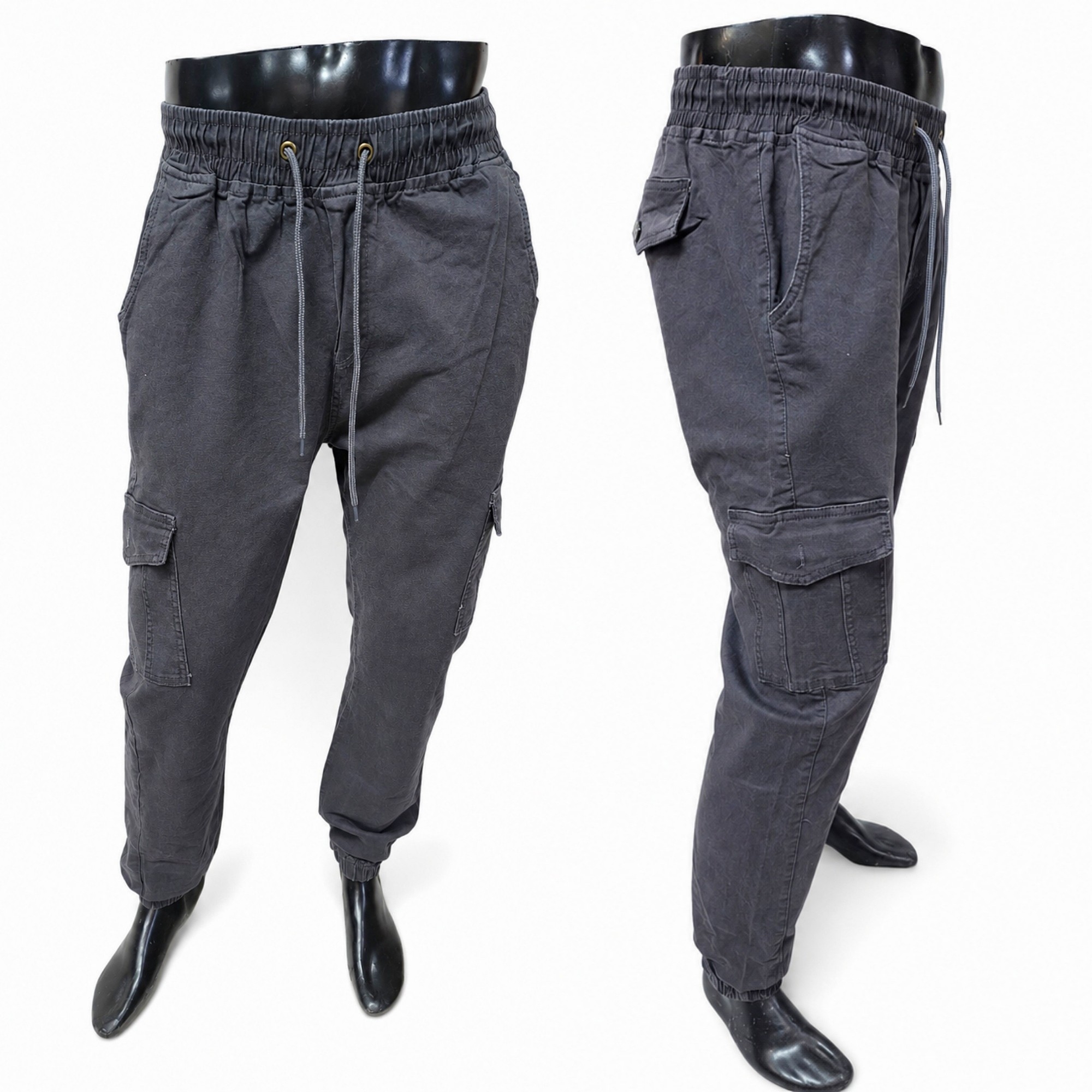 Pantalon Cargo Elastizado con Puño - Imagen 3