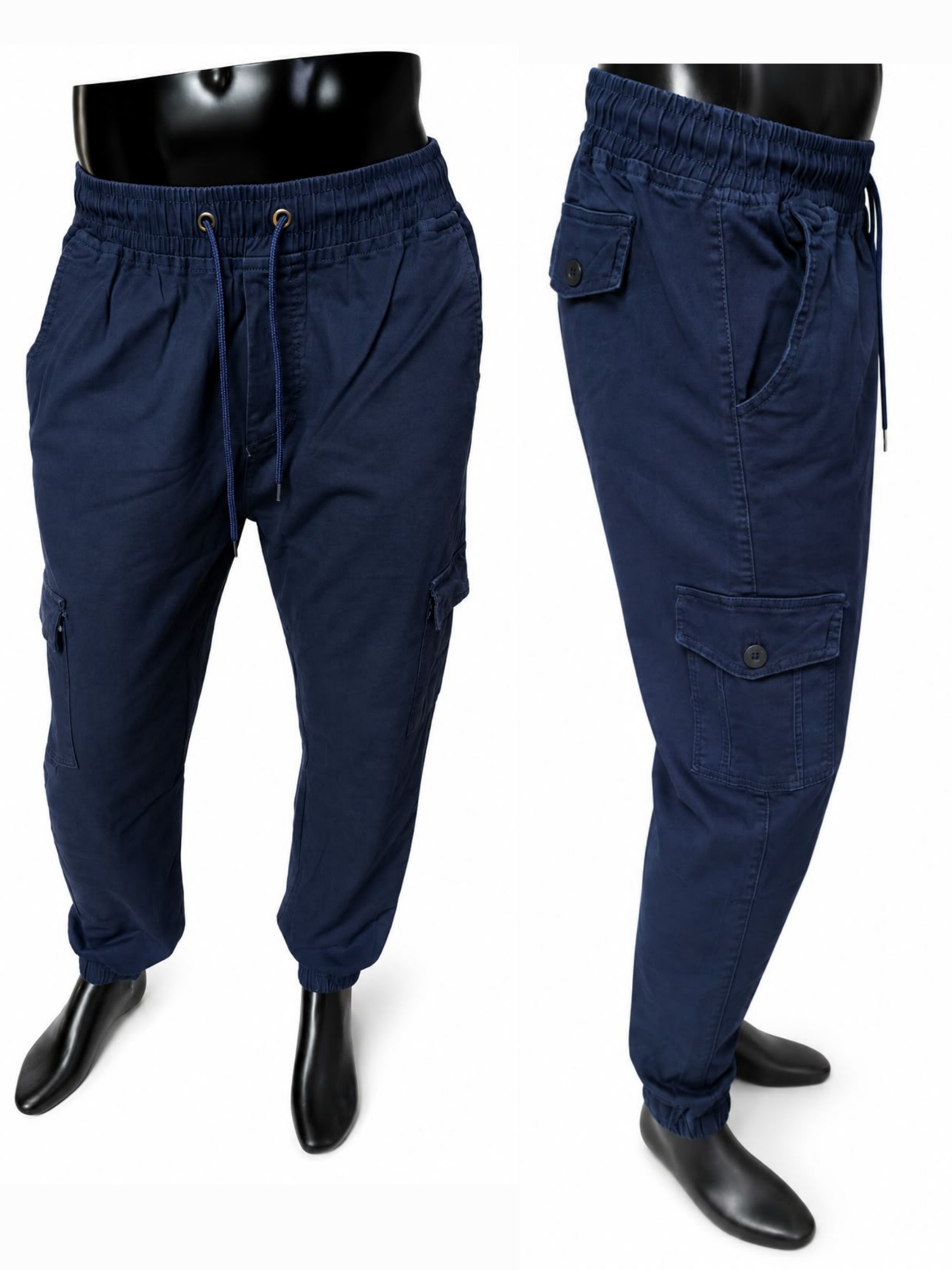 Pantalon Cargo Elastizado con Puño - Imagen 4