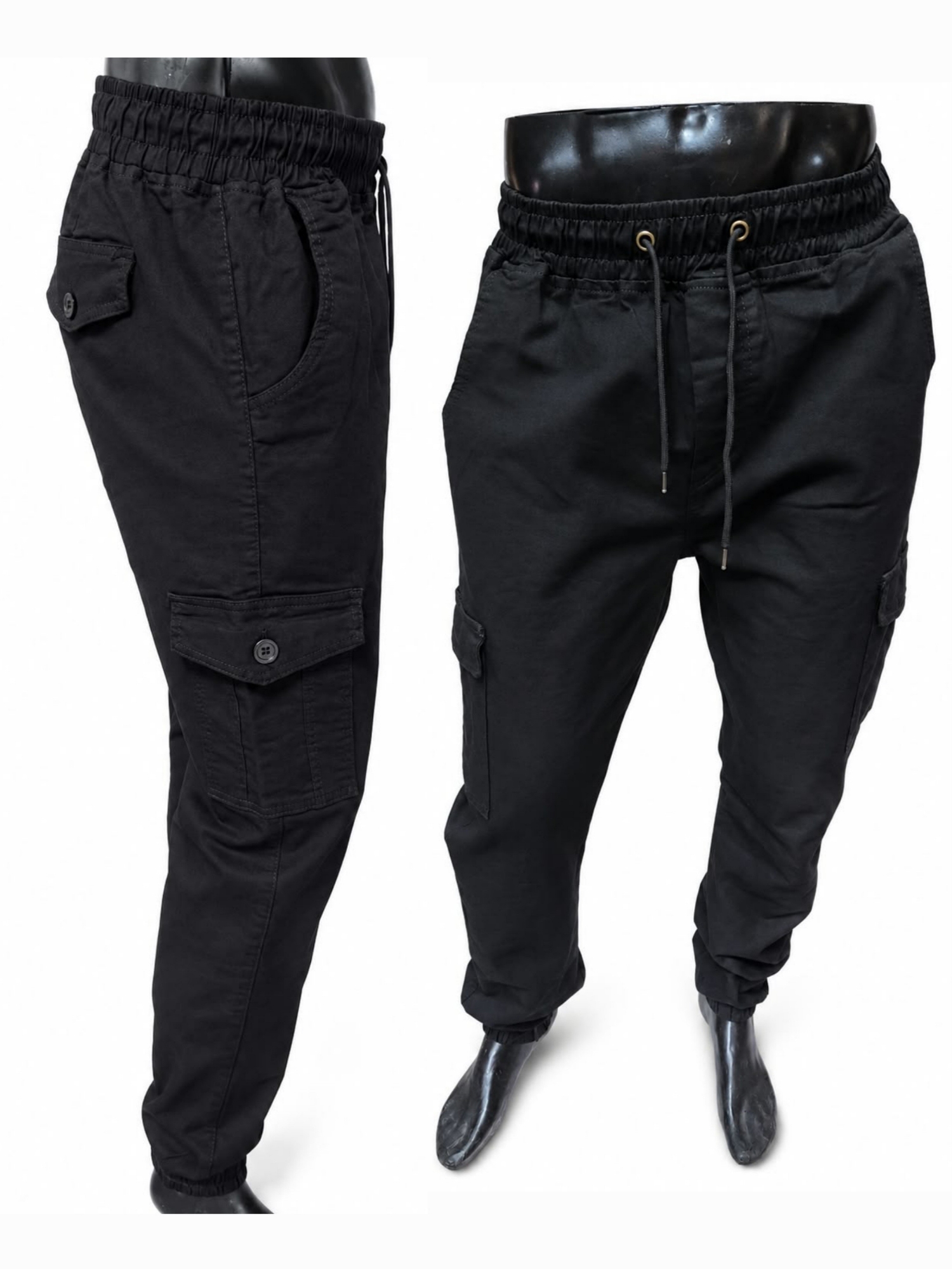 Pantalon Cargo Elastizado con Puño - Imagen 5
