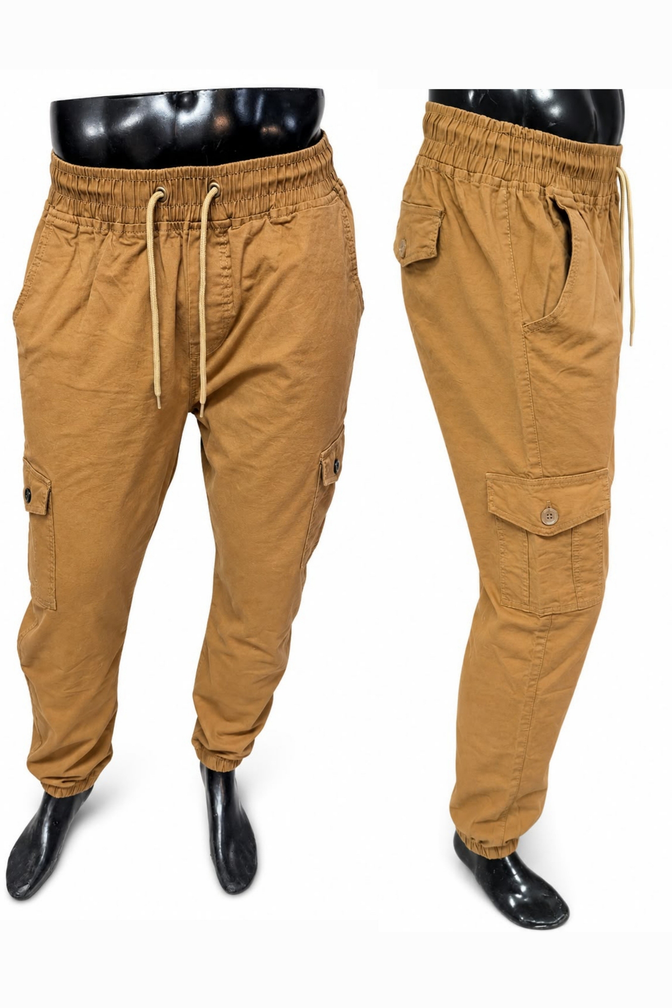 Pantalon Cargo Elastizado con Puño - Imagen 6