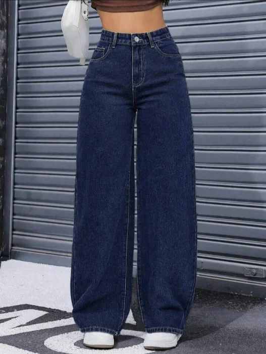 Jeans Wide Leg de Dama - Pantalones Denim de Mujer - Promociones