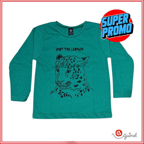 Art 11095 Remera Bb Ml Leopardo
