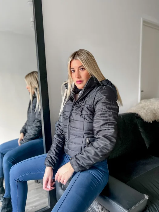 Campera Negra de Dama