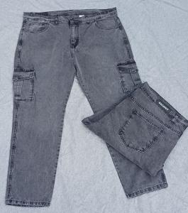 Mom Cargo Rigido Gris..especial