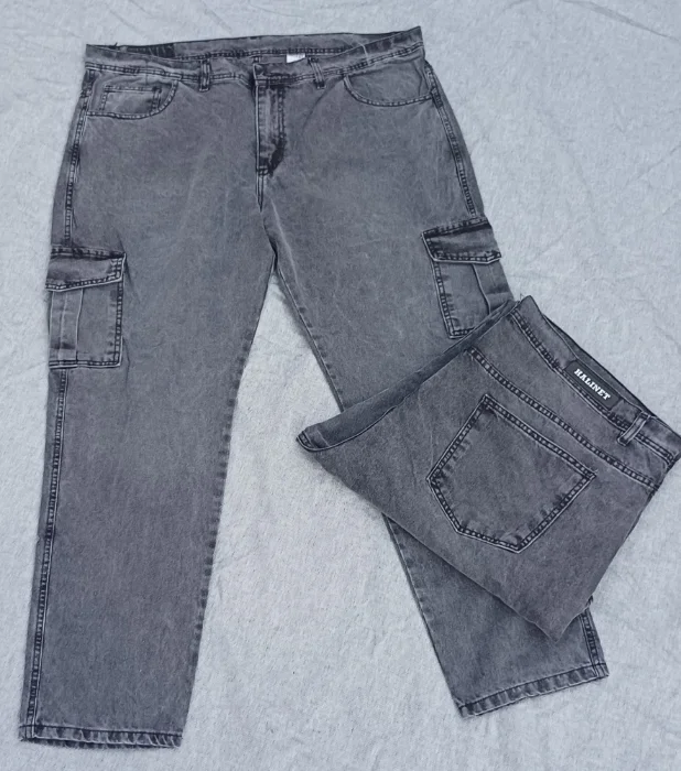 Mom Cargo Rigido Gris..especial