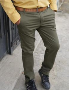Pantalones de Gabardina Esmerilada - Miniatura 2