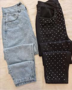 Jeans Mon con Strass - Miniatura 3