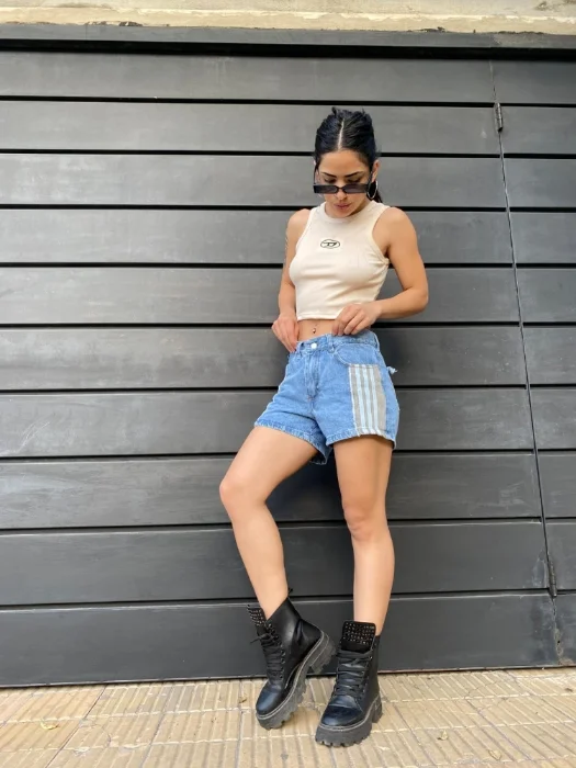 Short Claro Nevado Cinta