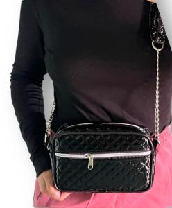 Cartera Mini Bandolera con Cadena Mide 21cm ×14cm × 7cm Aprox, Marroquinería - Miniatura 6