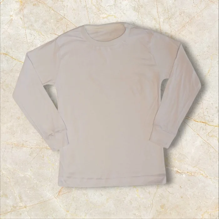 Remera Algodon Manga Larga