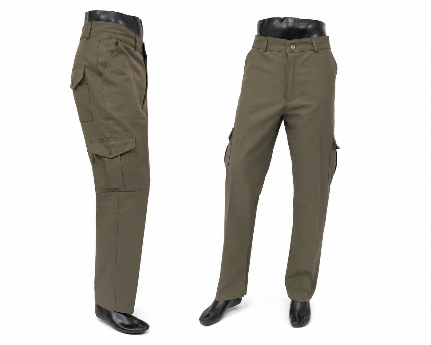 Pantalón Cargo Rigido de Gabardina - Imagen 2