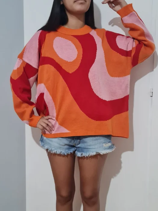 Maxi Sweaters (hilo Acrílico)