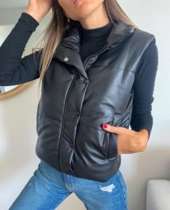 Chalecos de Dama de Eco Cuero en Negros