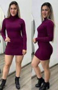 Vestido Polera Manga Largas