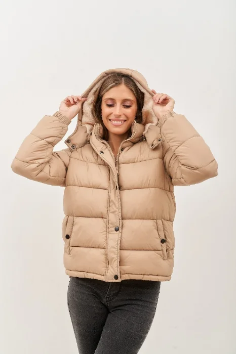 Puffer Mujer con Corderito por Mayor