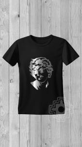 Remera de Algodón con Estampa en Pintura Reflex- Messi-maradona-charly - Miniatura 2